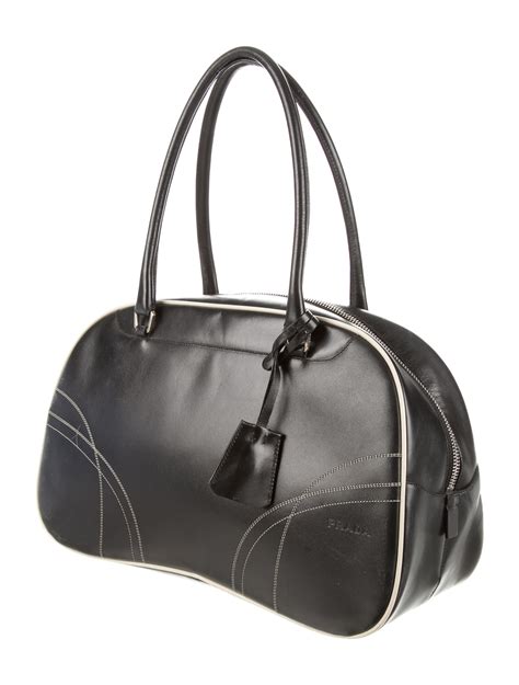 prada bowling bag for sale|prada leather bowling bag.